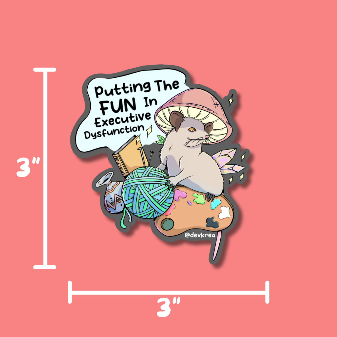 Fun in Dysfunction Magnet | 3" | Deviant Kreations