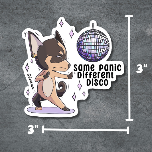 Same Panic Different Disco | 3" | Deviant Kreations