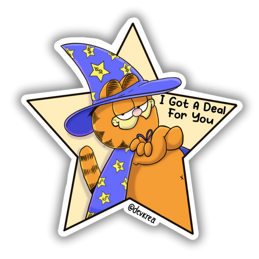 Deals Warkock 3" Vinyl Sticker | Deviant Kreations - Deviantkreations - Balance, cats, DnD, Fantasy Costco, magic, sticker, Stickers, TTRPG, warlock