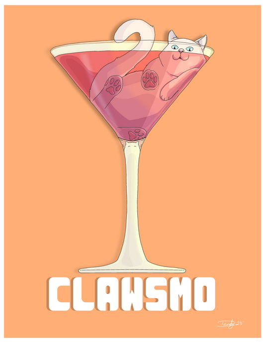 Clawsmo Cat-tail | Satin 8.5"x11" | Deviant Kreations