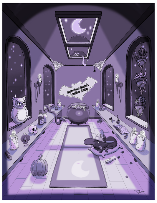 Marvelous Mabel's Familiar Salon Print | Deviant Kreations