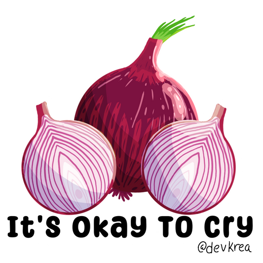 Okay to Cry Sticker | 3" Matte | Deviant Kreations