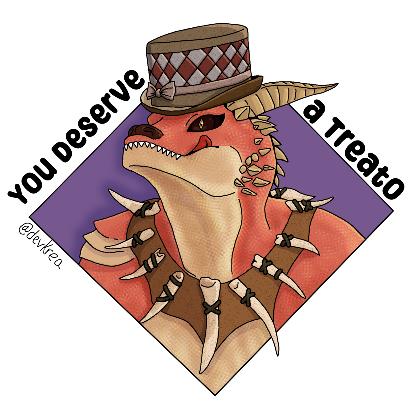 Treats Sticker | 3" Matte | Deviant Kreations