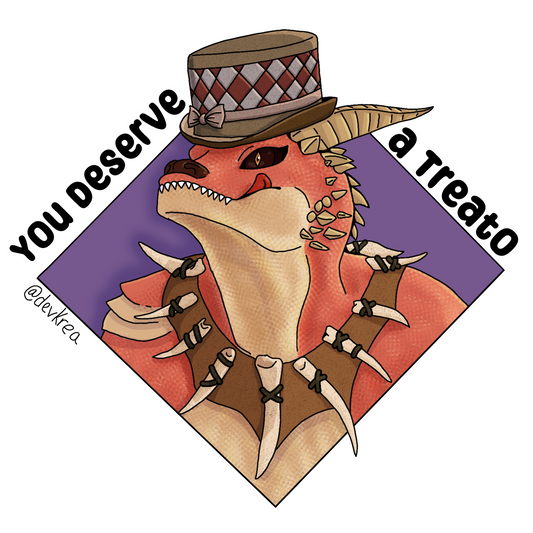 Treats Sticker | 3" Matte | Deviant Kreations