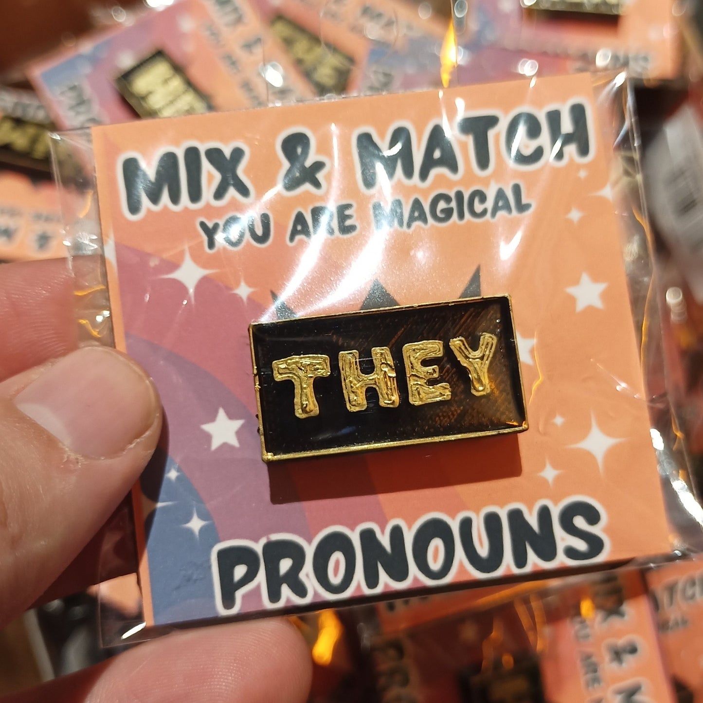 3D Pronoun Pins | 3D | Deviant Kreations - Deviantkreations