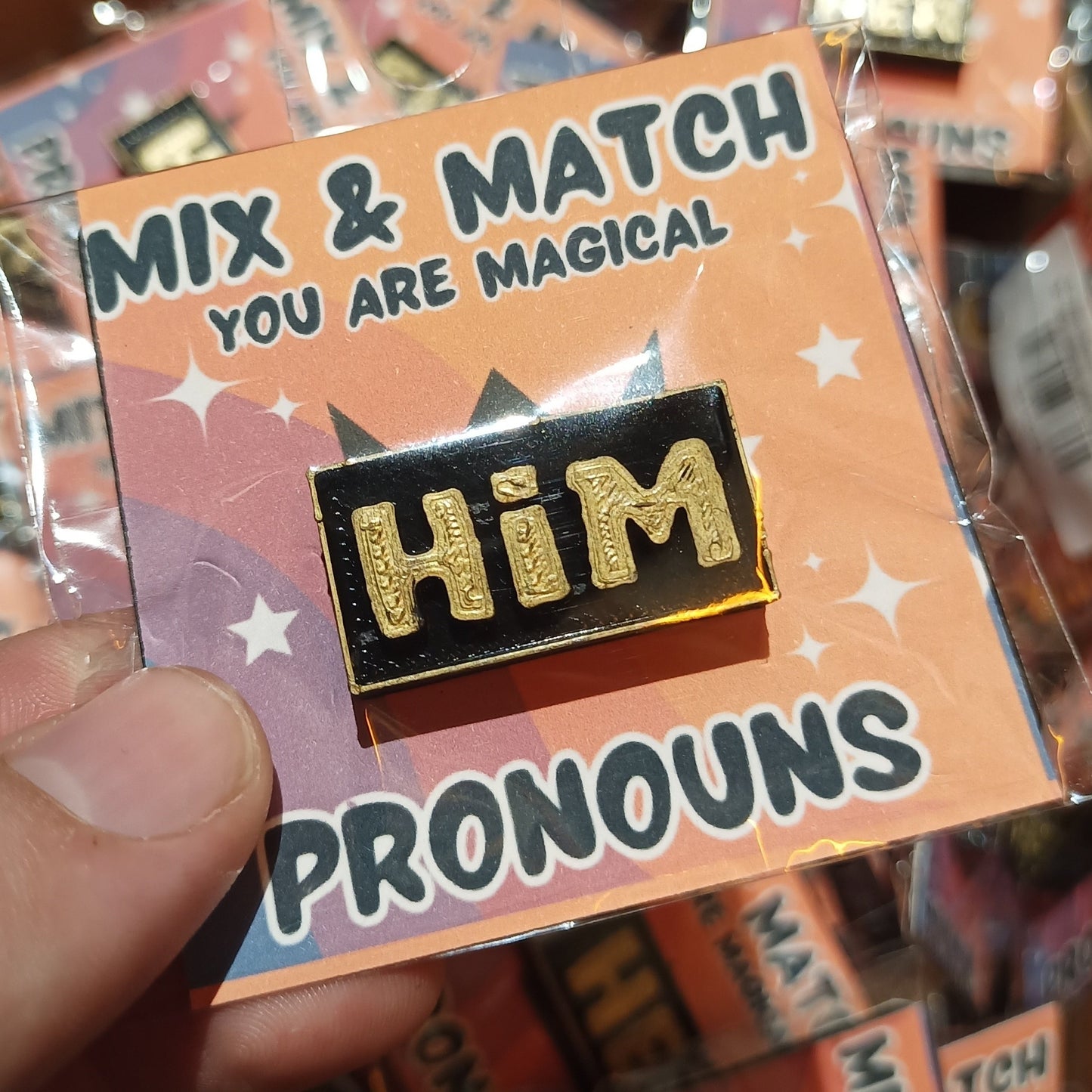 3D Pronoun Pins | 3D | Deviant Kreations - Deviantkreations
