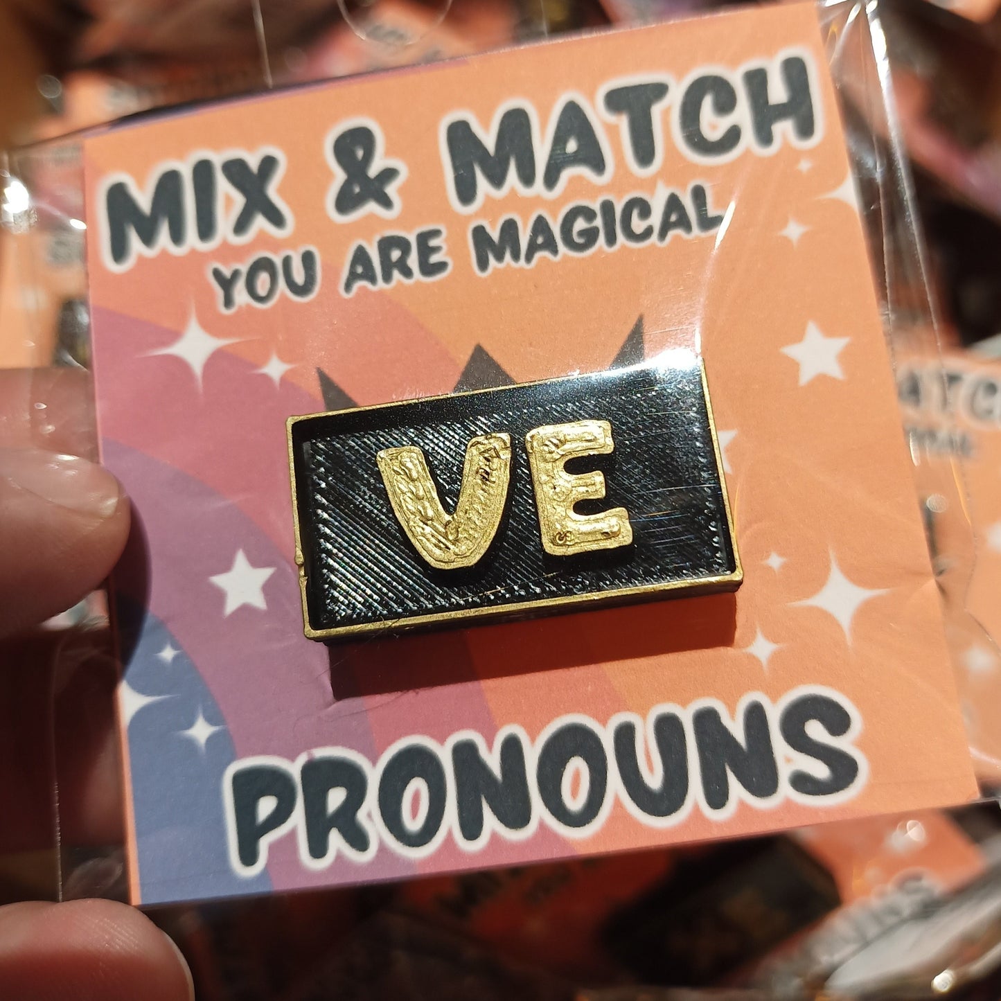 3D Pronoun Pins | 3D | Deviant Kreations - Deviantkreations
