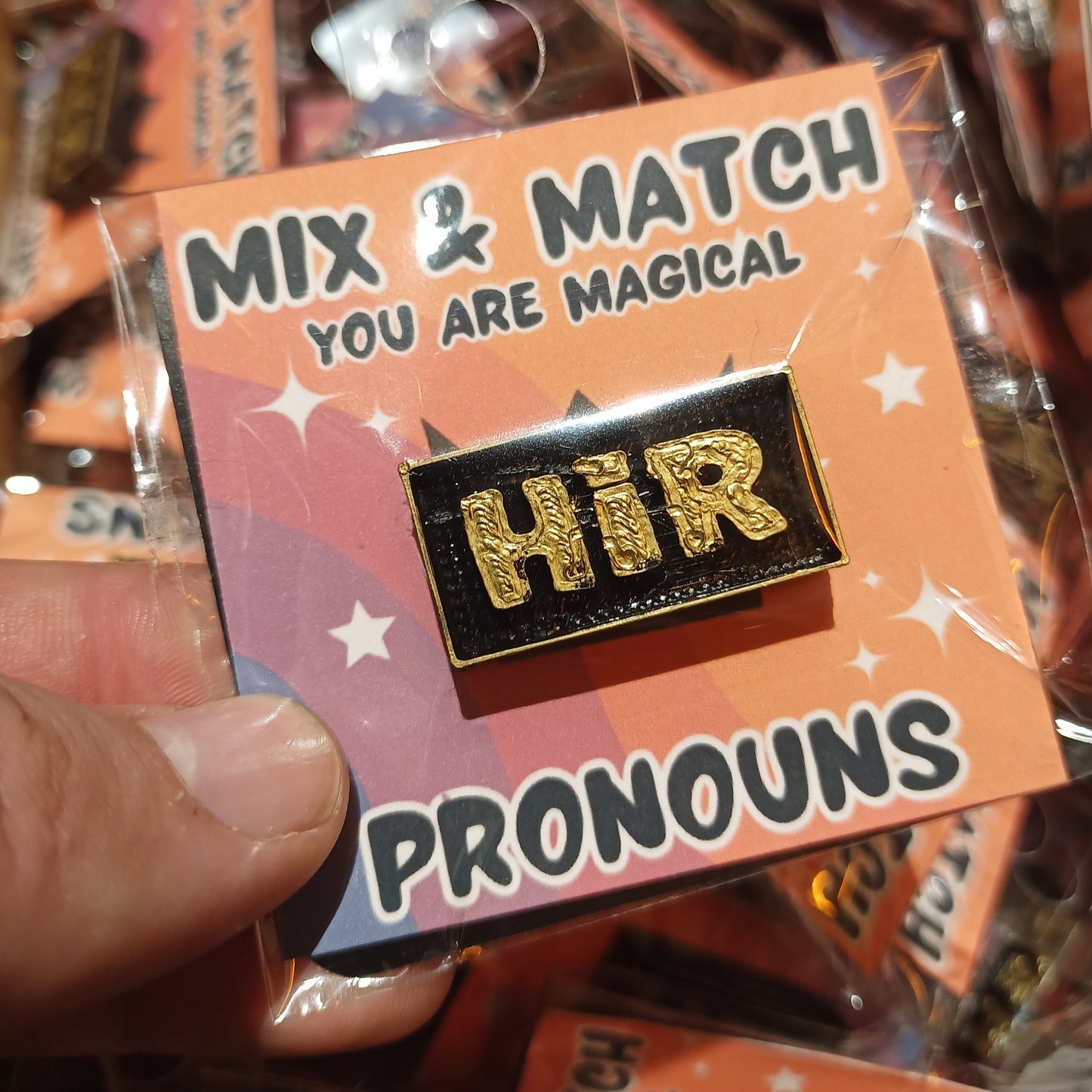 3D Pronoun Pins | 3D | Deviant Kreations - Deviantkreations