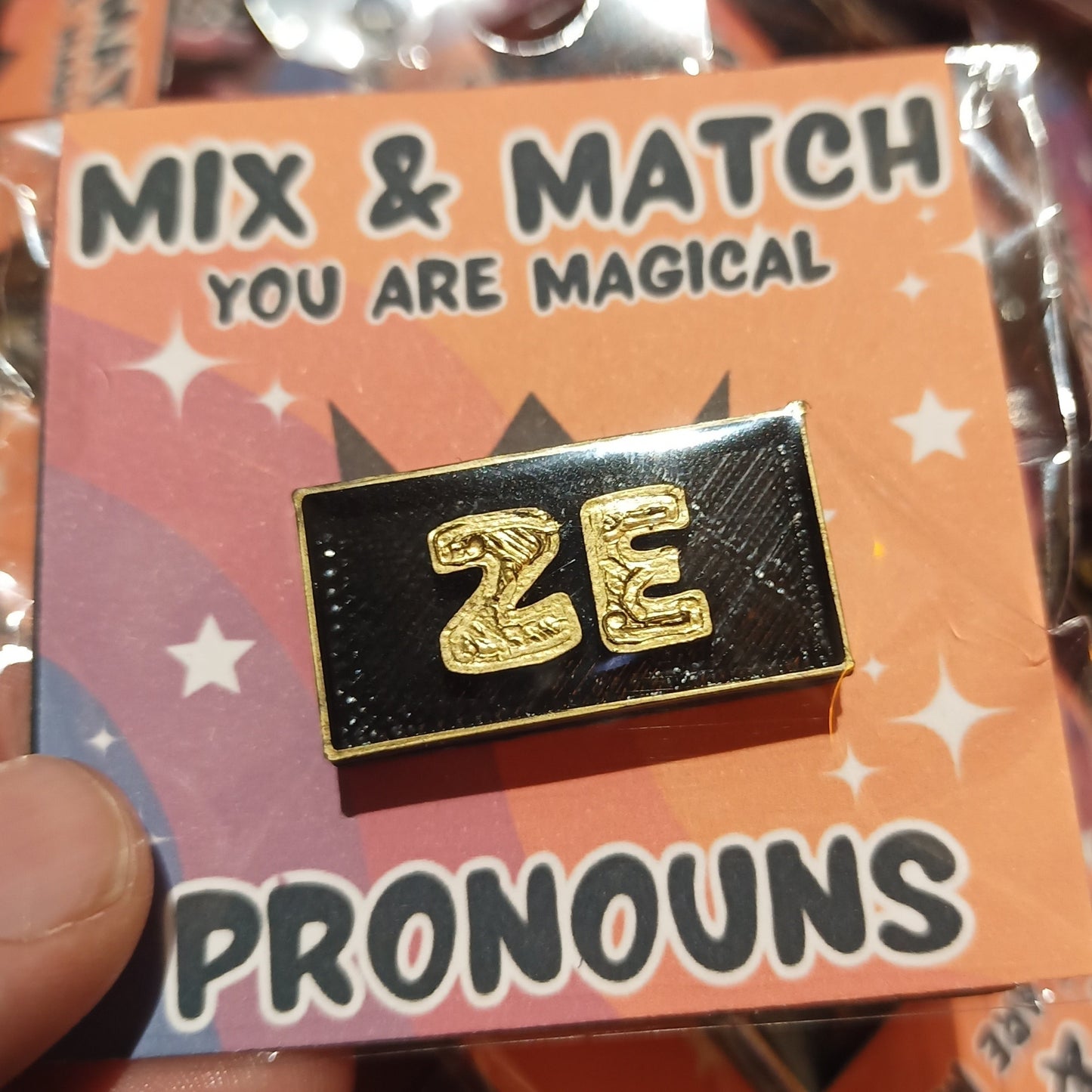 3D Pronoun Pins | 3D | Deviant Kreations - Deviantkreations