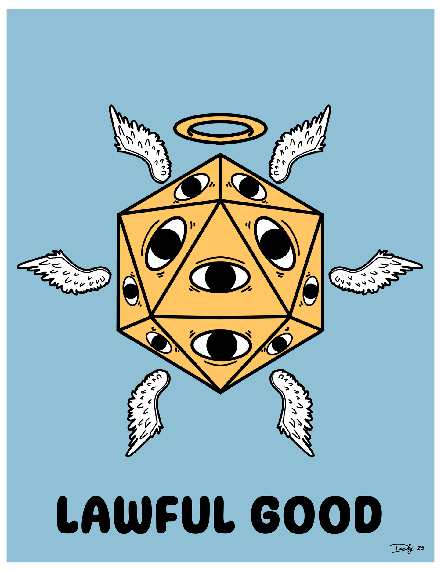 Lawful Good Print | Satin 8.5"x11" | Deviant Kreations