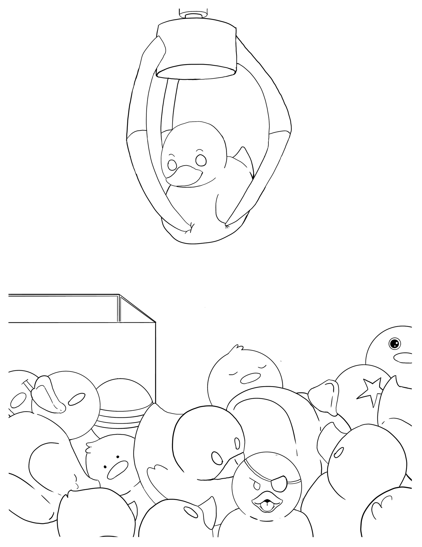 Large Digital Coloring Book (24 pages) | Deviant Kreations - Deviantkreations - Coloring Page, Digital