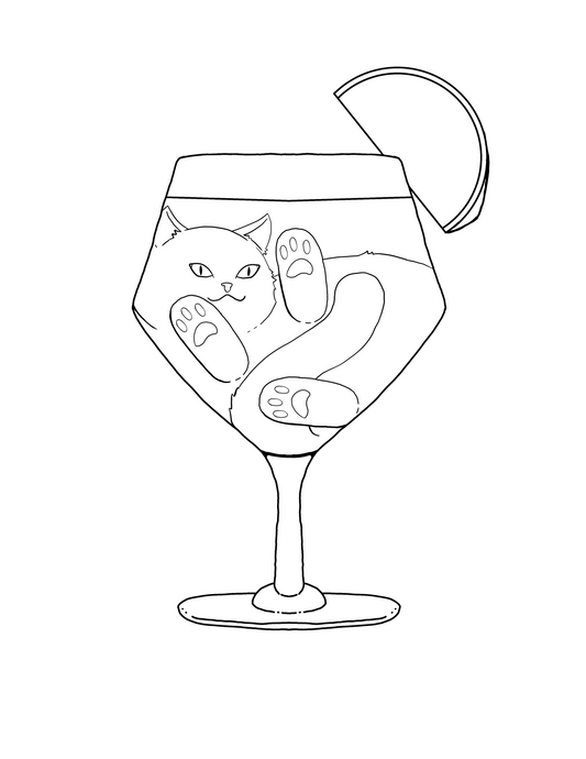 Cat-Tails Digital Printable Coloring Book (10 pages) | Deviant Kreations - Deviantkreations - cats, Coloring Page, Digital