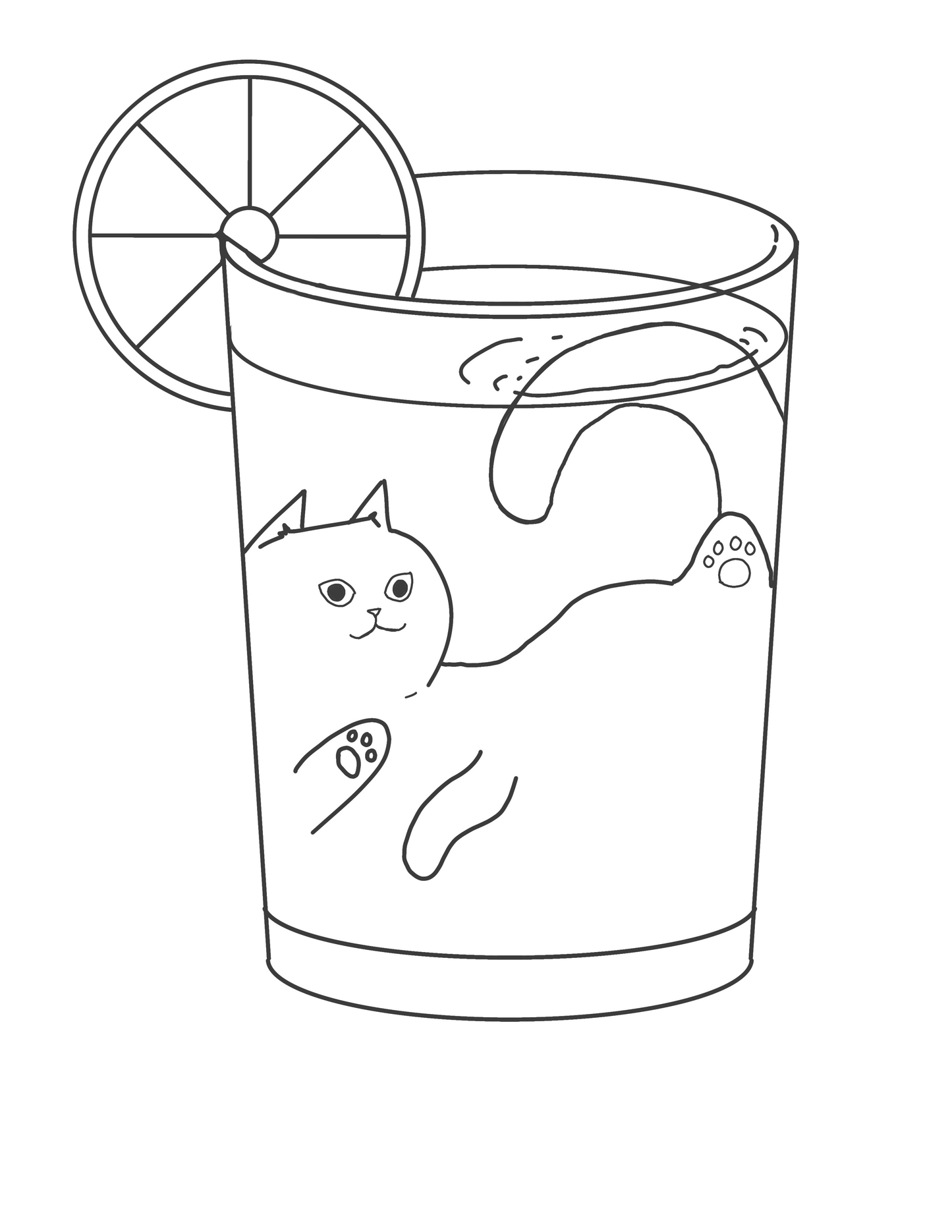 Cat-Tails Digital Printable Coloring Book (10 pages) | Deviant Kreations - Deviantkreations - cats, Coloring Page, Digital