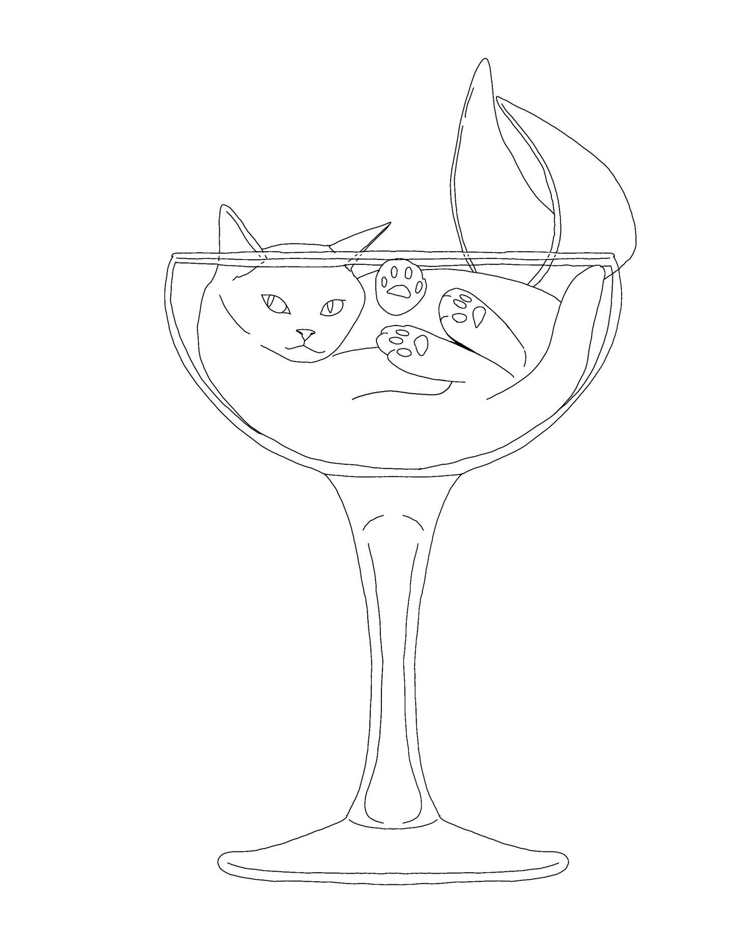 Large Digital Coloring Book (24 pages) | Deviant Kreations - Deviantkreations - Coloring Page, Digital