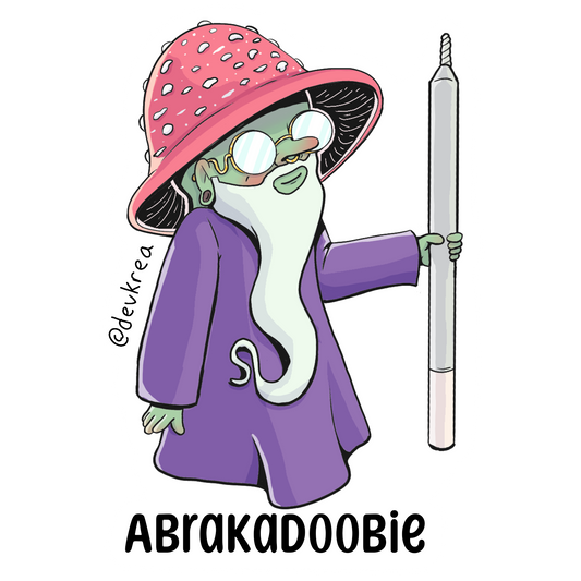 Abrakadoobie | 3" Matte Sticker | Deviant Kreations