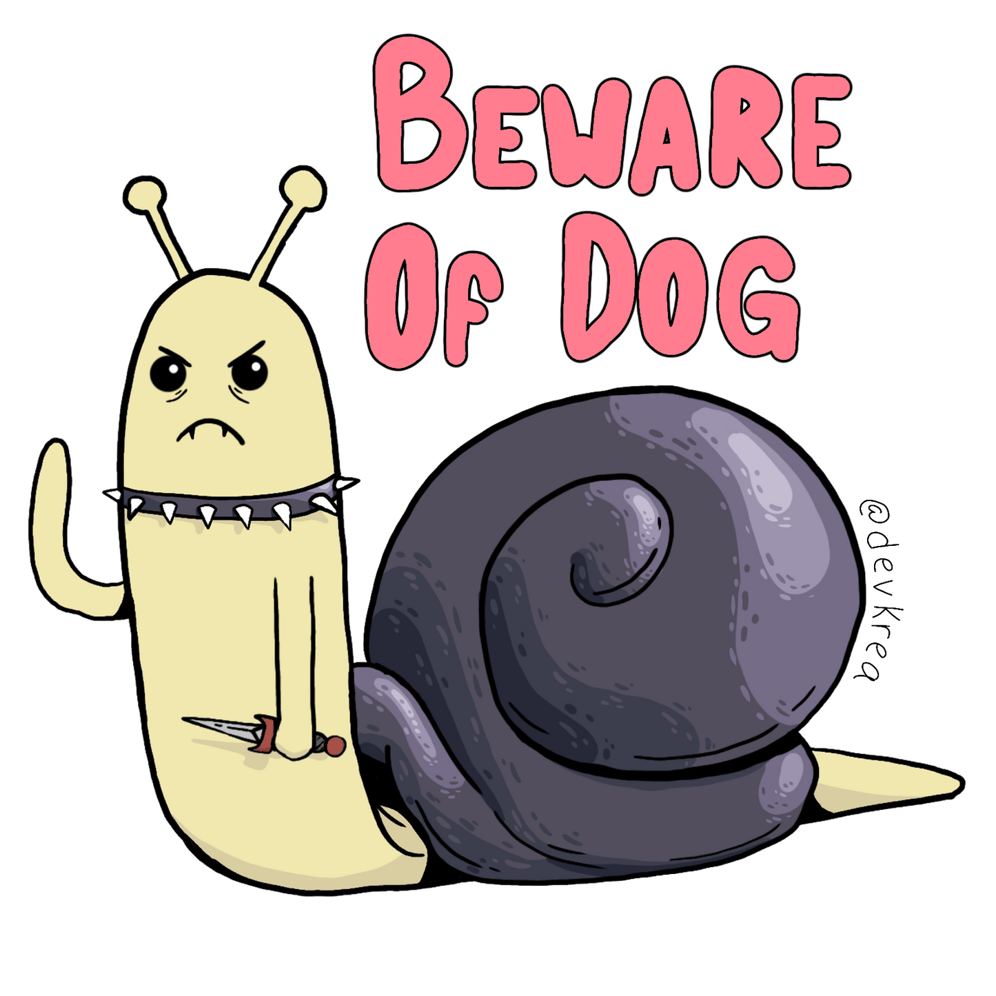 Beware of Dog | 3" | Deviant Kreations
