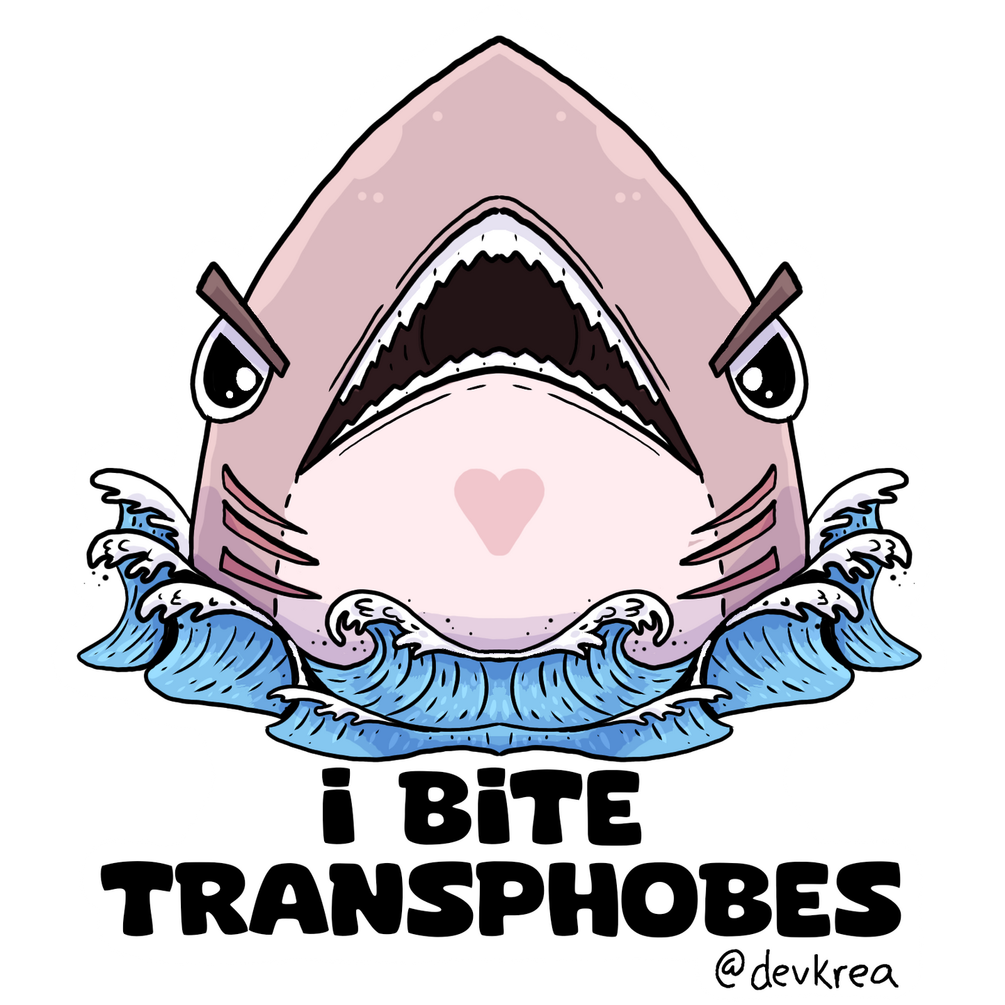 Bite Transphobes | 3" | Deviant Kreations