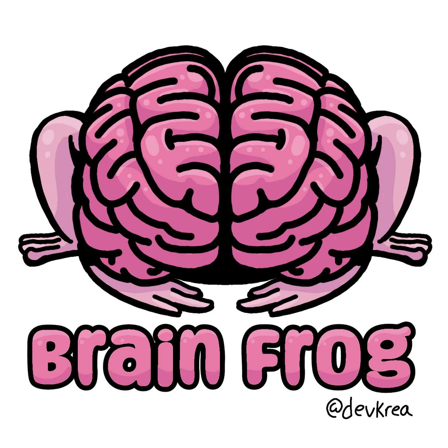 Brain Frog | 3" | Deviant Kreations
