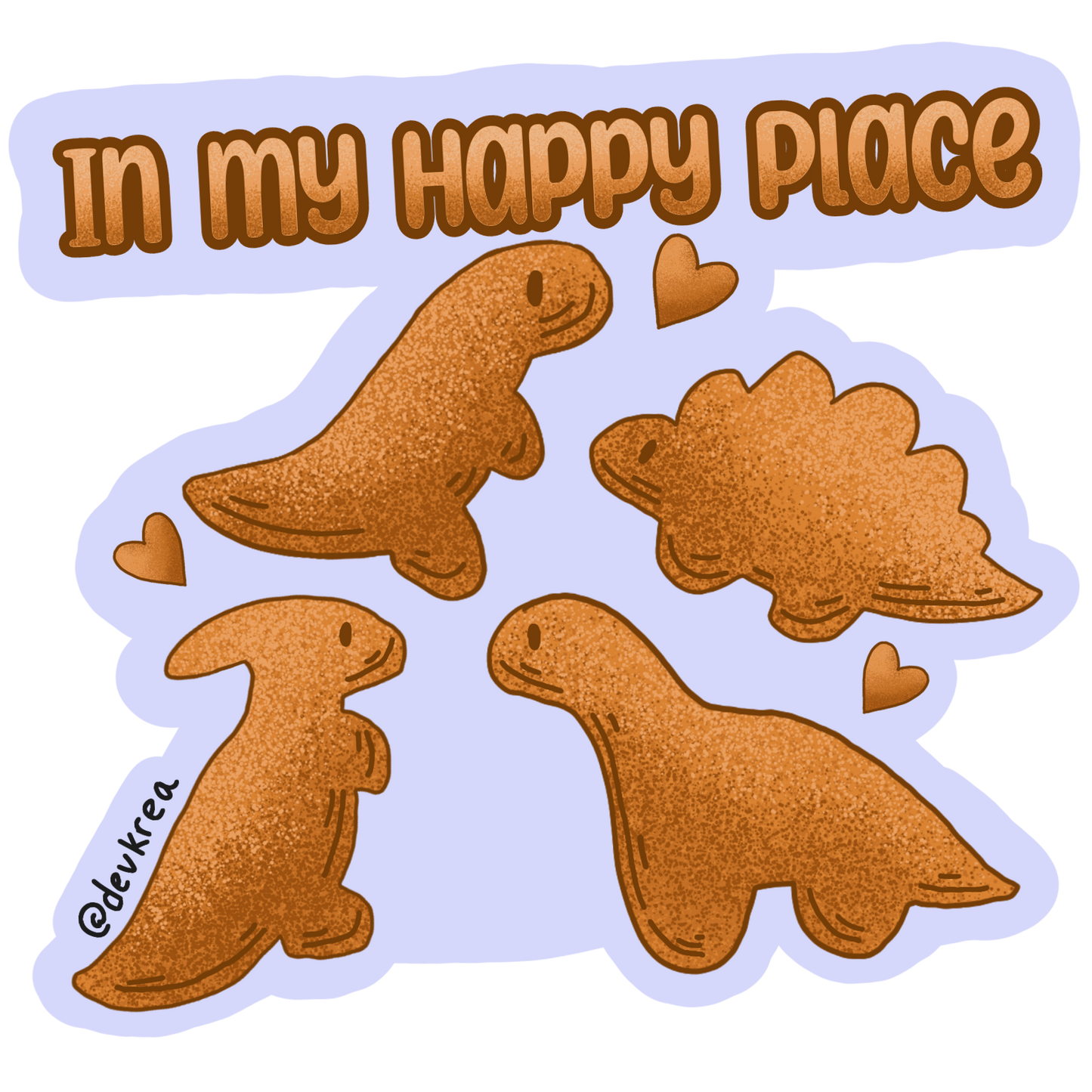 Happy Place Sticker | 3" | Deviant Kreations