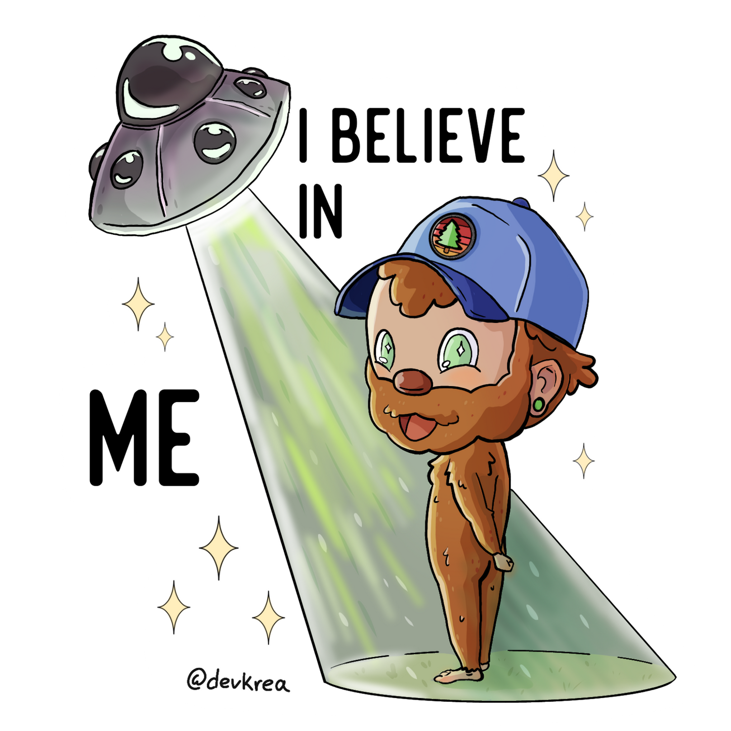 I believe in Me | 3" | Deviant Kreations