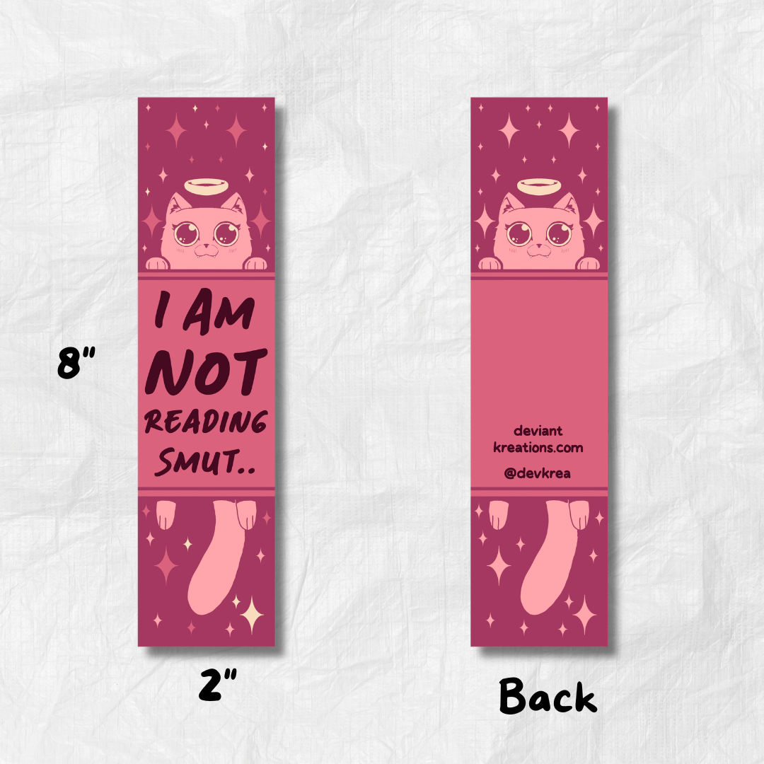 Smut | Bookmark | 2"x8" UV coated Glossy | Deviant Kreations