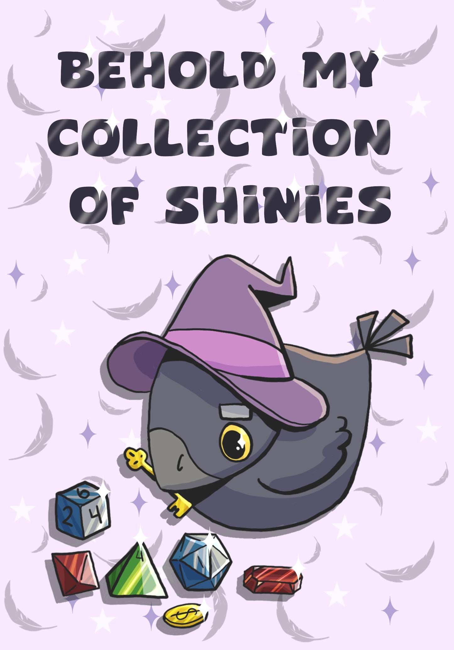 Reusable Crow Sticker Collecting Book | 50 double sided pages | Deviant Kreations - Deviantkreations