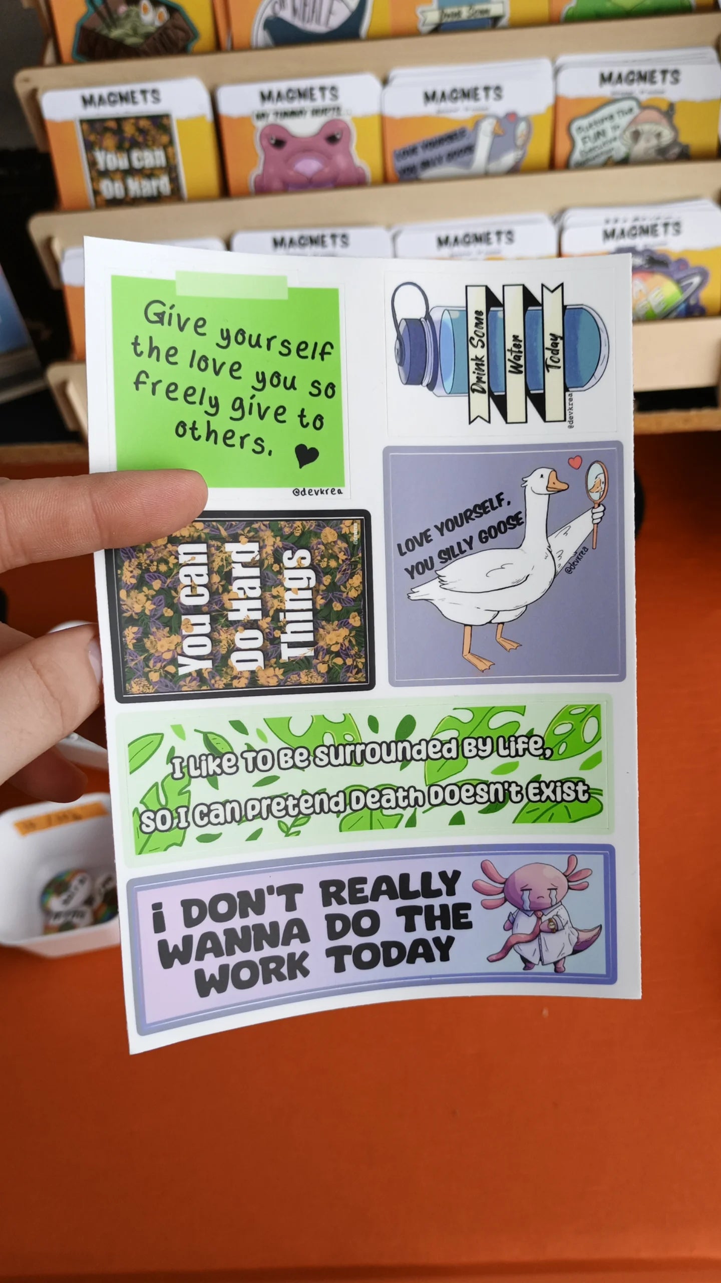Mental Health Sticker Sheet | Matte 5"x7" | Deviant Kreations