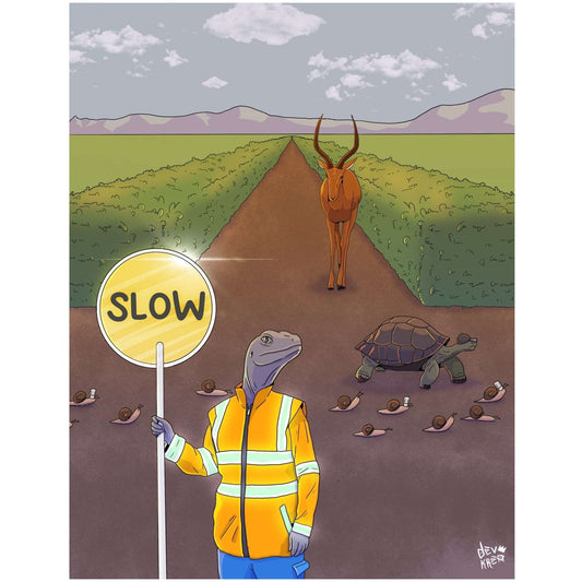 Animals Crossing: Working Animals Print | DevKrea - Deviantkreations