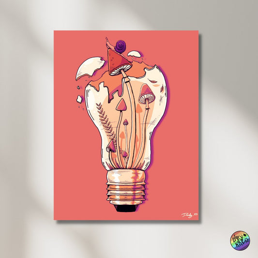 Broken Light Print | 8.5"x11" & 12"x18" | Deviant Kreations - Deviantkreations