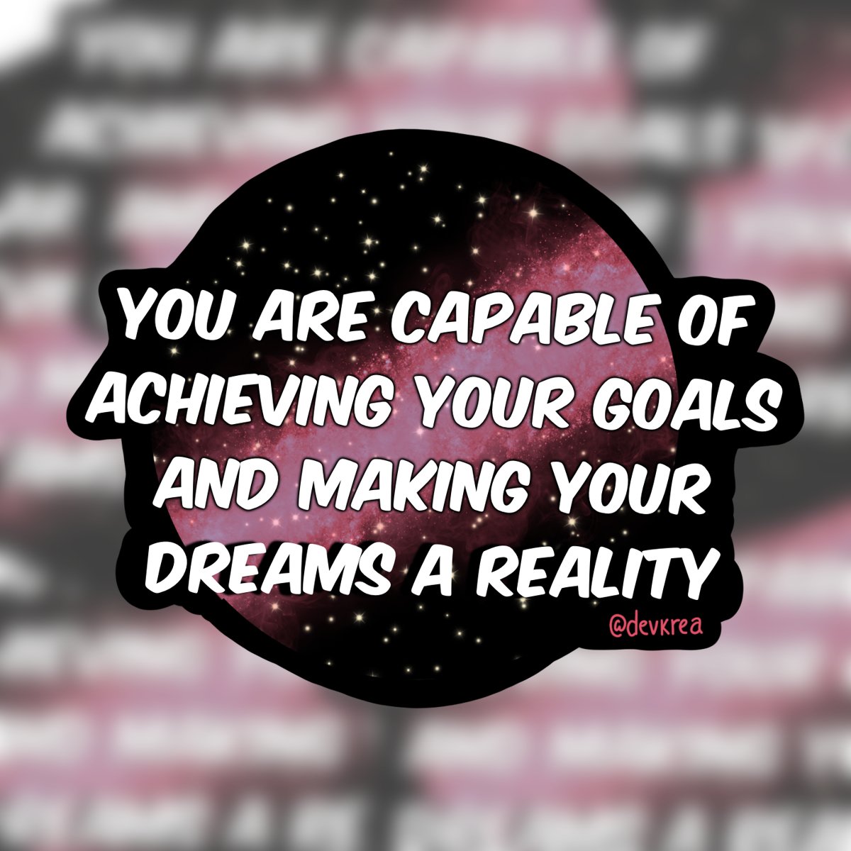Capable 3" Vinyl Sticker | Deviant Kreations - Deviantkreations
