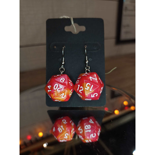 D20 Dice Earrings | Jewelry | Deviant Kreations - Deviantkreations