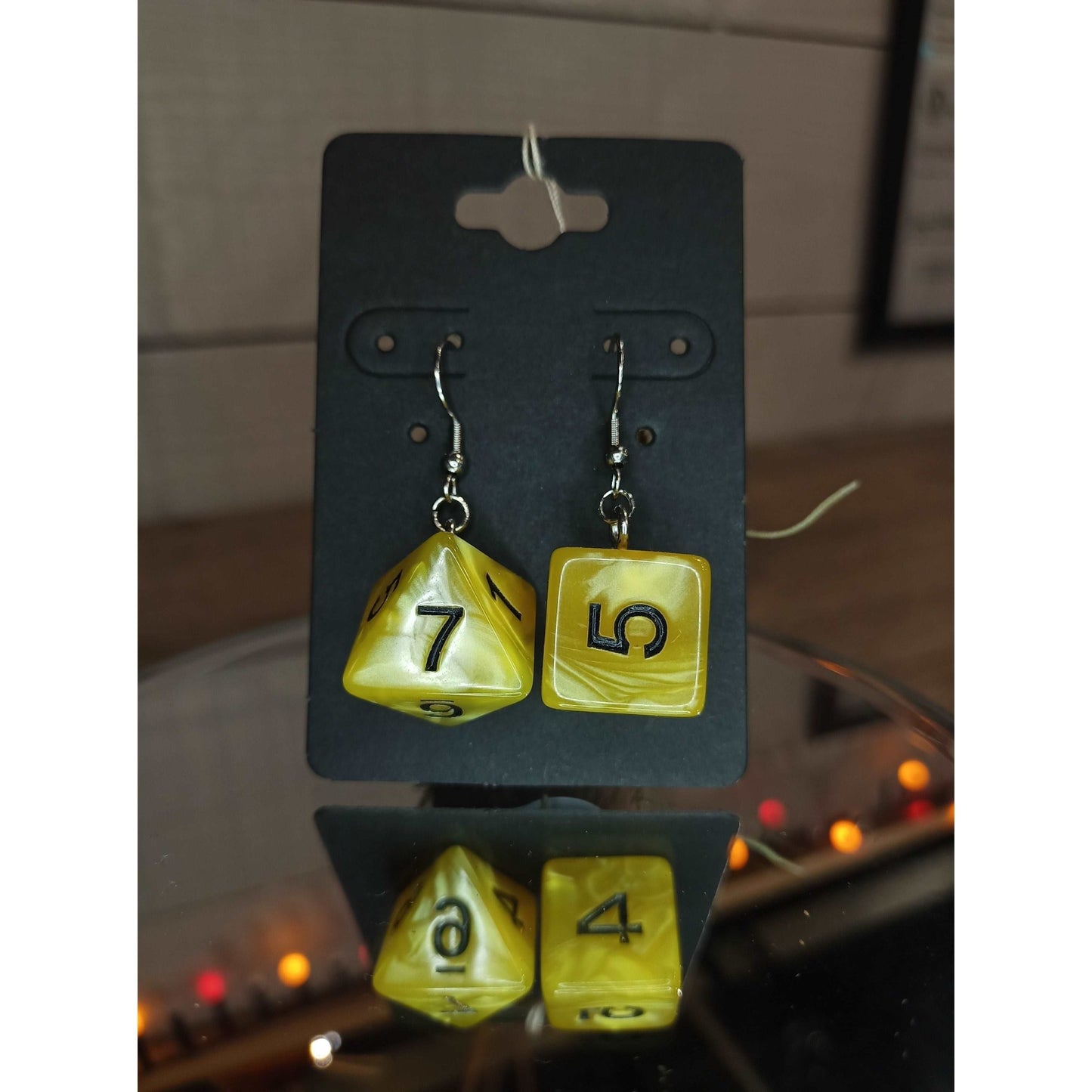 D6 and D8 Dice Earrings | Jewelry | Deviant Kreations - Deviantkreations