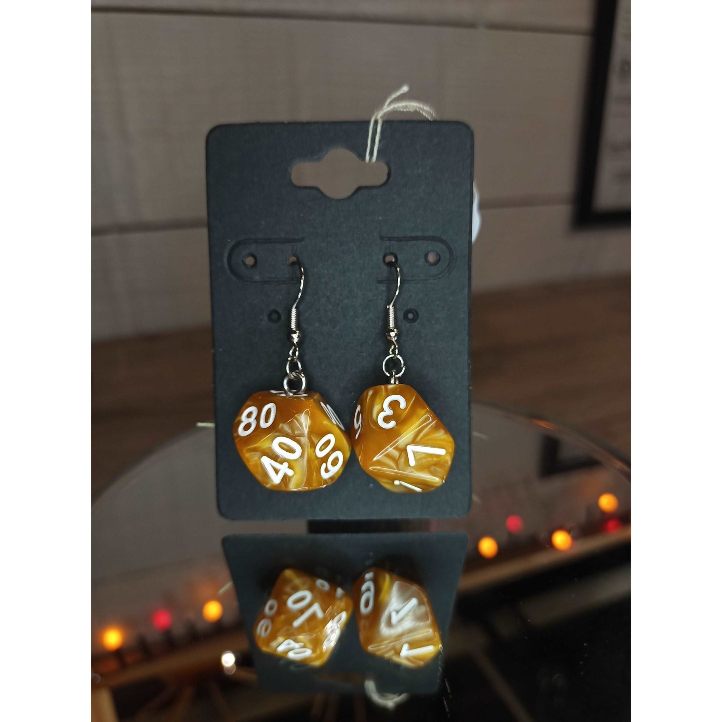 Dice Earrings Percentile | Jewelry | Deviant Kreations - Deviantkreations