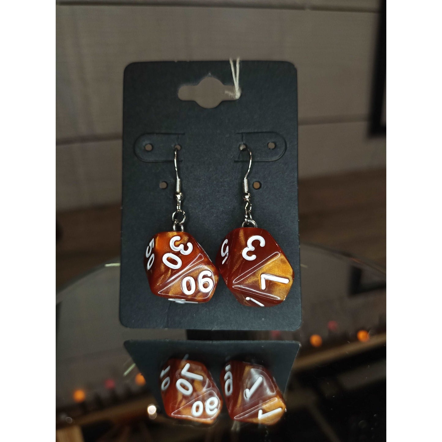 Dice Earrings Percentile | Jewelry | Deviant Kreations - Deviantkreations