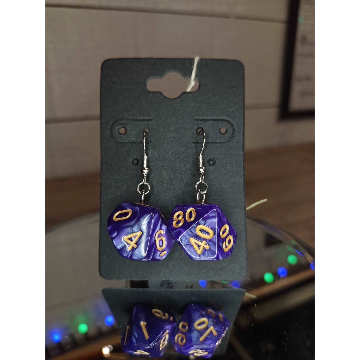 Dice Earrings Percentile | Jewelry | Deviant Kreations - Deviantkreations