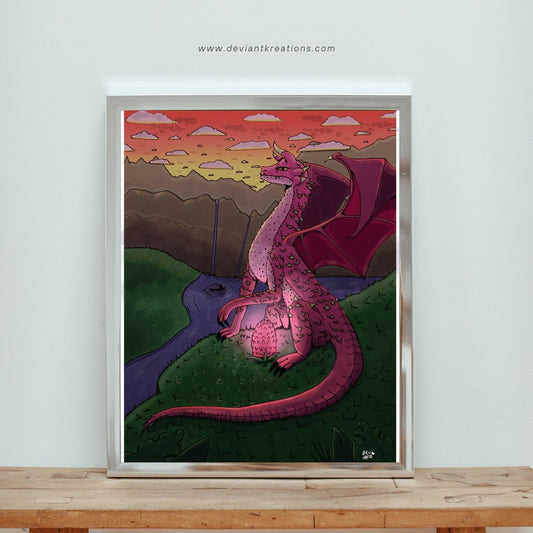 Dragon Fruit Print | DevKrea - Deviantkreations