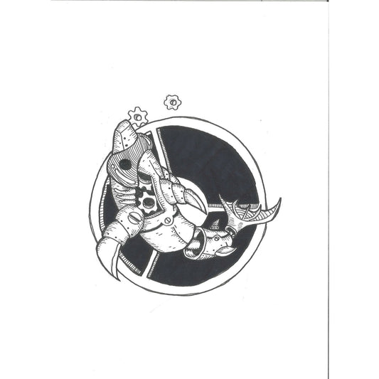 Gear Shark Print | DevKrea - Deviantkreations