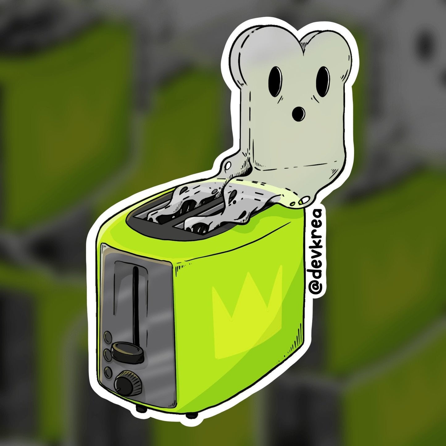 Ghoast 3" Sticker | DevKrea - Deviantkreations