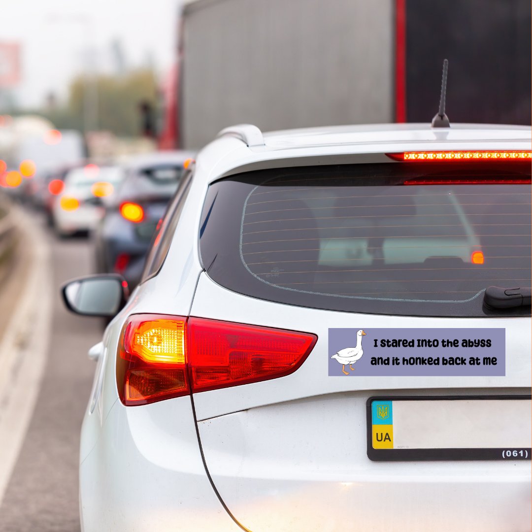 Honk Bumper-Sticker | 3"x11" | Deviant Kreations - Deviantkreations