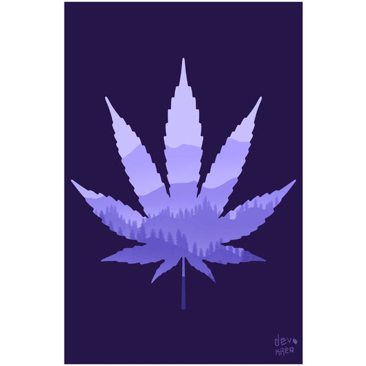Indica Silhouette Print | DevKrea - Deviantkreations