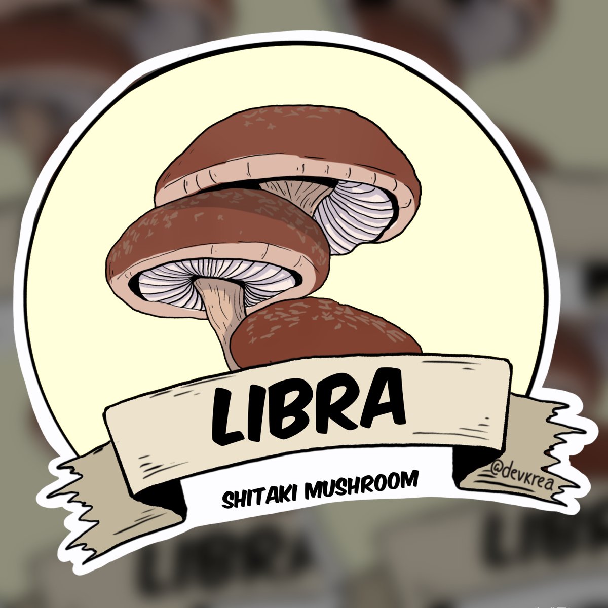 Libra Zodiac 3" Vinyl Sticker | Deviant Kreations - Deviantkreations