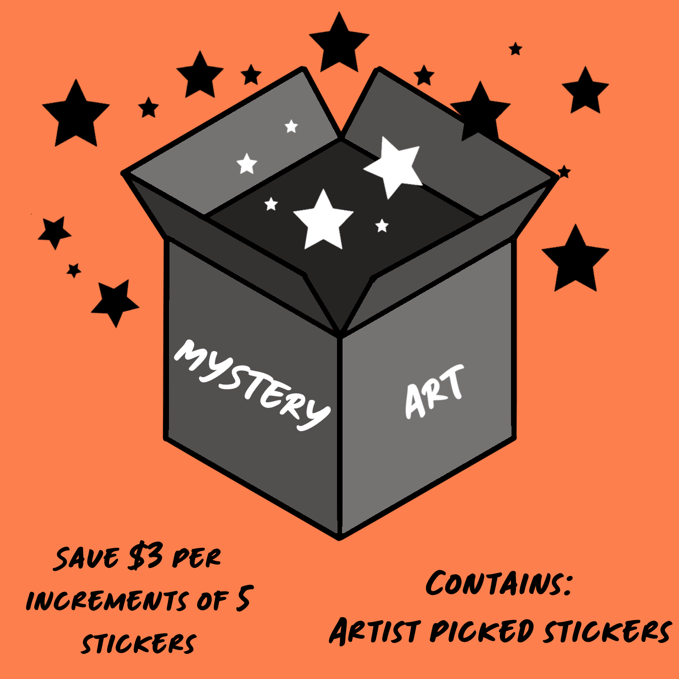 Mystery Sticker Pack | DevKrea - Deviantkreations