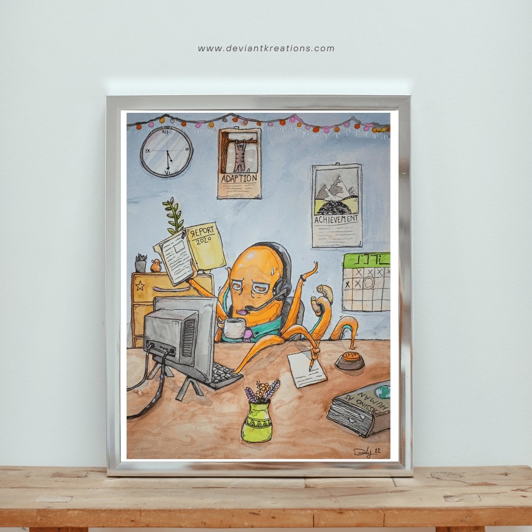 Octo Clerk: Traditional Print | DevKrea - Deviantkreations