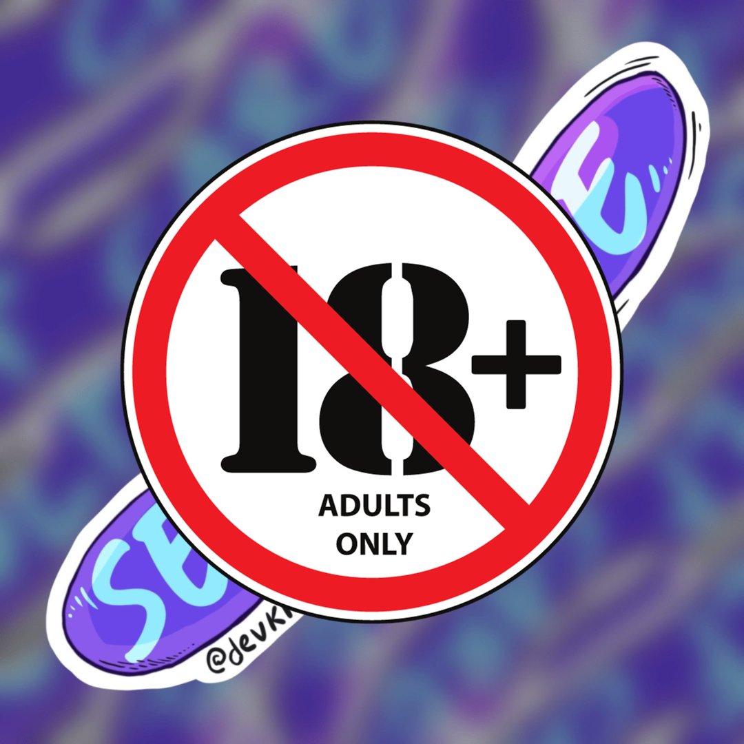 Self Care Vinyl Sticker | 3" | 18+ | Devkrea - Deviantkreations