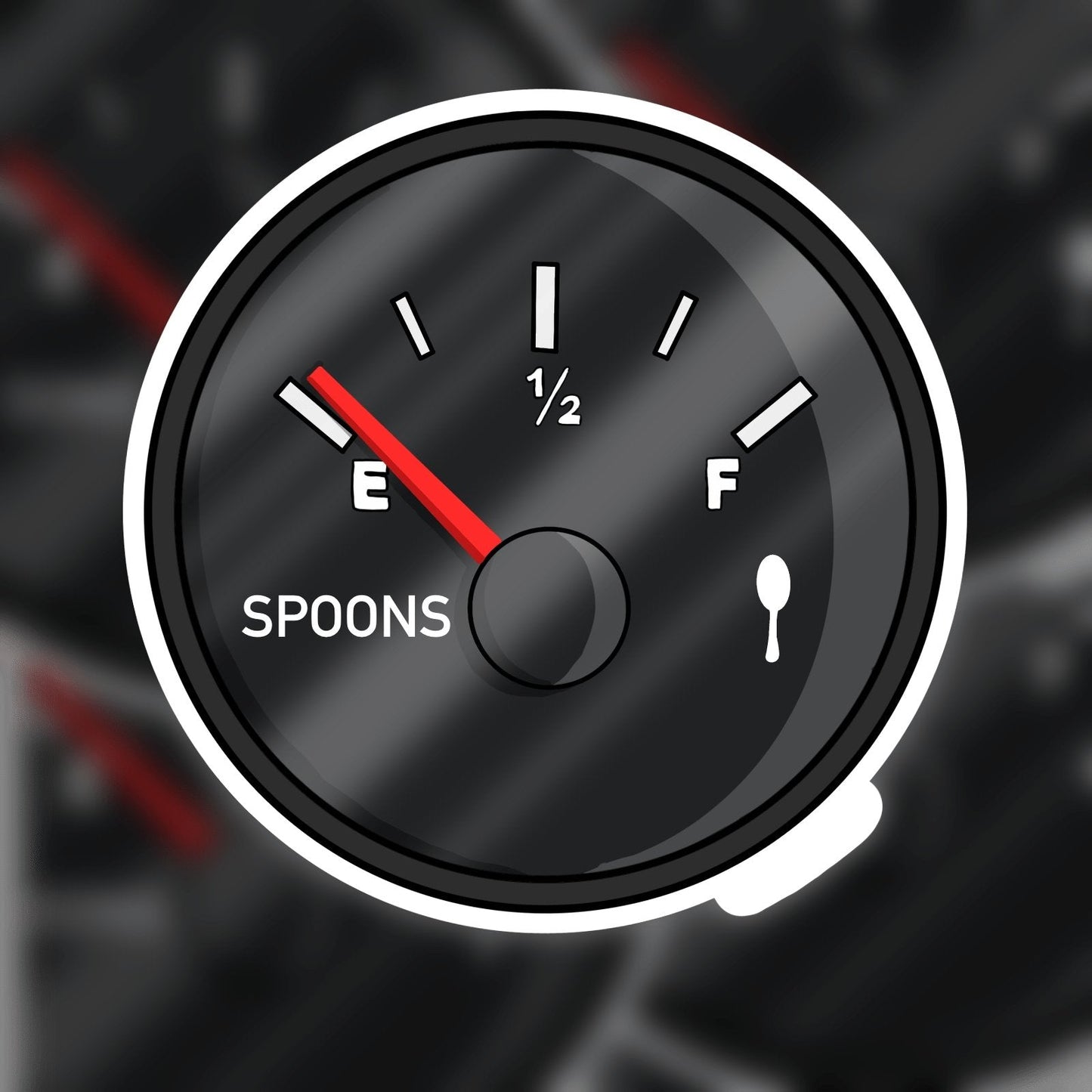 Spoons Sticker | 3" | DevKrea - Deviantkreations