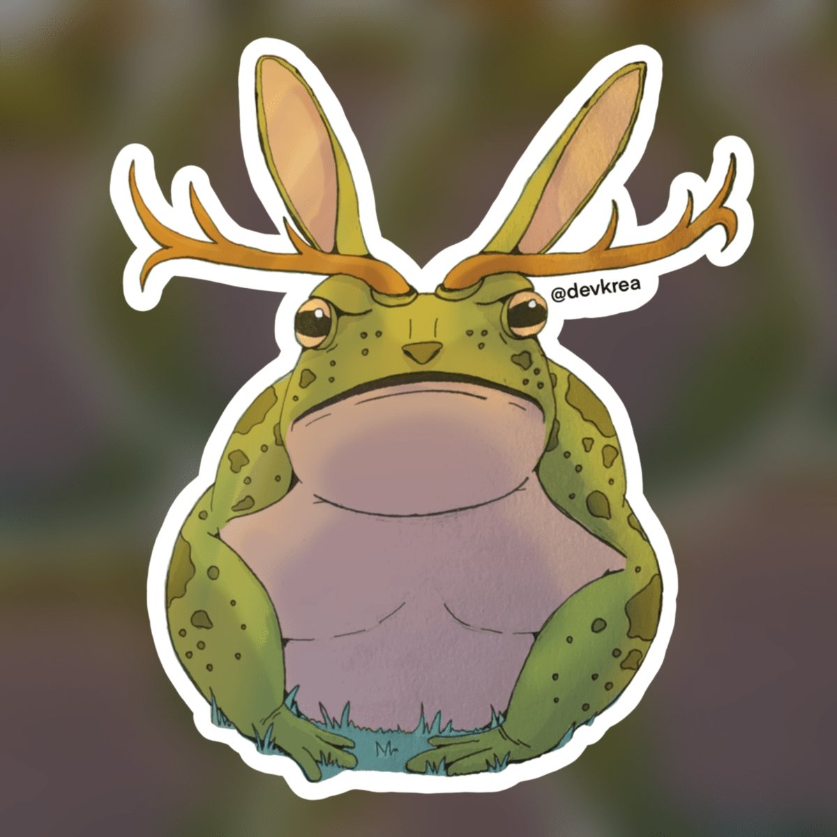 Toadalope Sticker | 3" | Devkrea - Deviantkreations