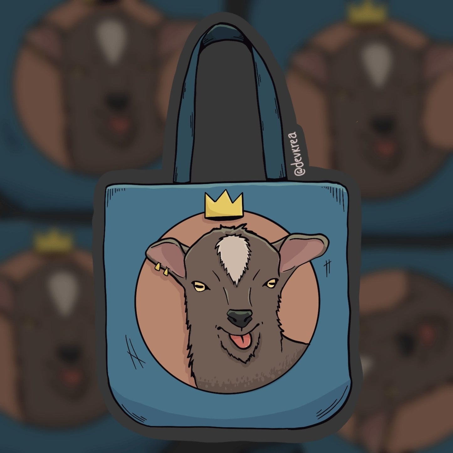 Totes my Goats Vinyl Sticker | 3" | DevKrea - Deviantkreations