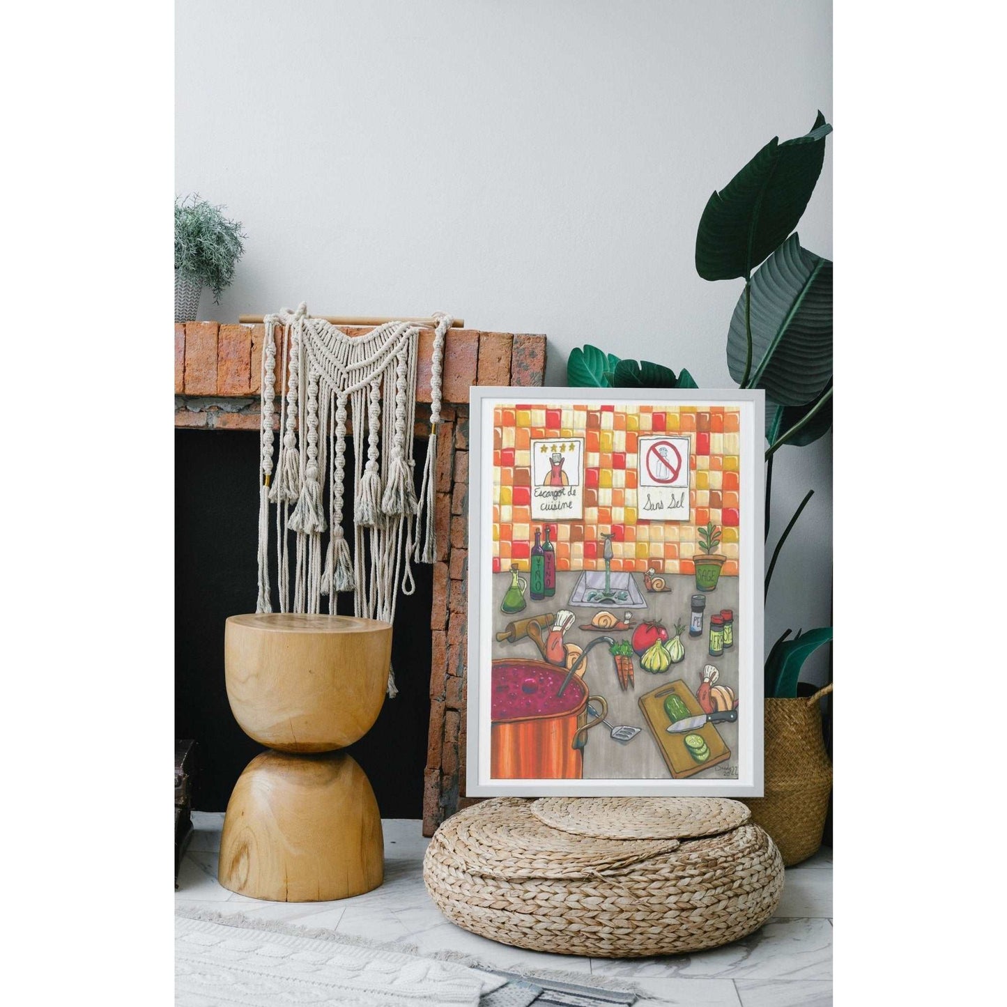 Traditional Cooking Snails Print | DevKrea - Deviantkreations