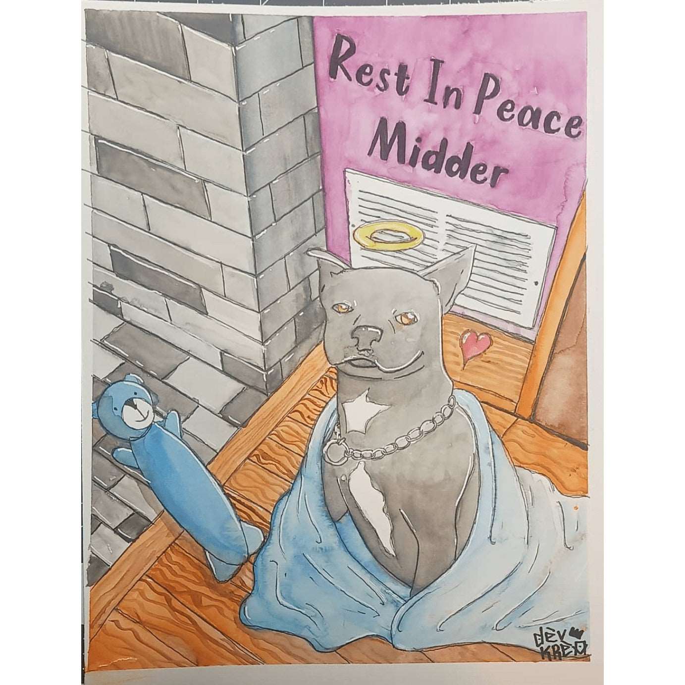 Watercolor Pet Memorial | DevKrea - Deviantkreations
