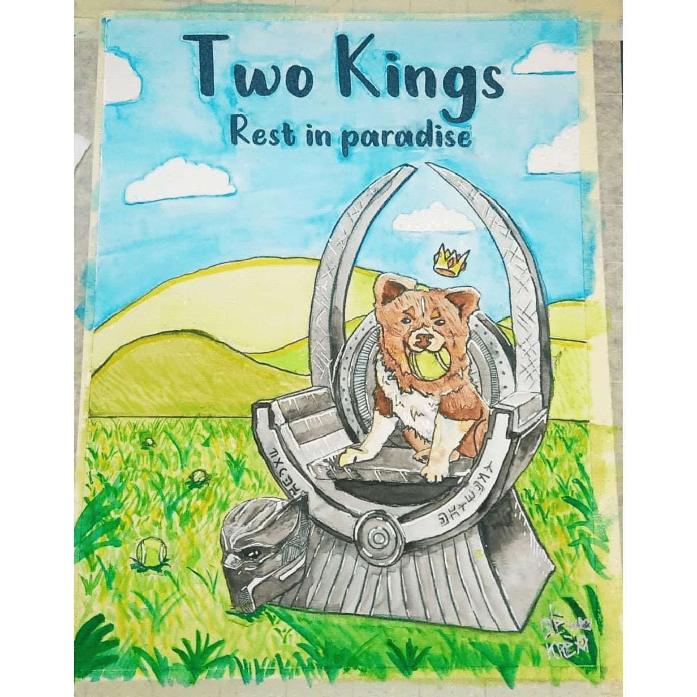 Watercolor Pet Memorial | DevKrea - Deviantkreations